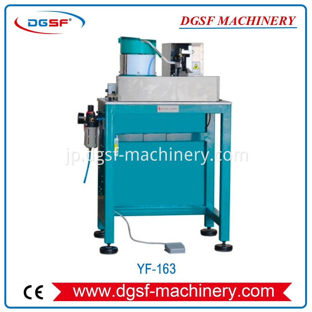 Pneumatic Zipper Top Stopper Fixing Machine